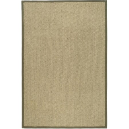 Safavieh Natural Fiber 3 ft. x 5 ft. Power Loomed Small Rectangle Rug - Natural-Green NF443C-3